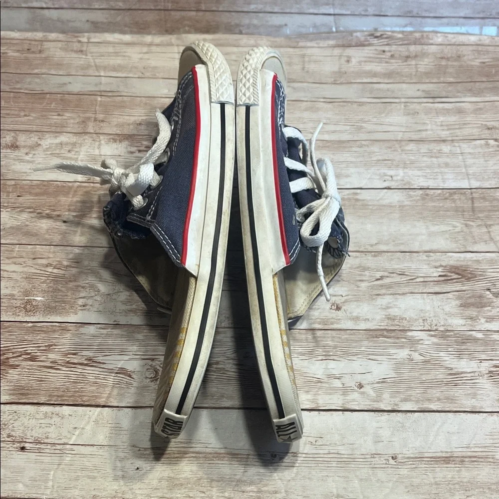 Vintage Converse Cutaway Navy and Red Slide Sneakers Size 10 W / 8 M - Picture 11 of 12